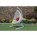 Design preferido Jardim ao ar livre Jardim cadeira de balanço de vime Rattan Hammock